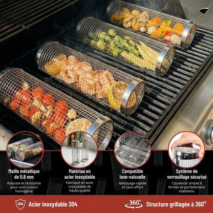 Panier grill – Qualité supérieure, toujours parfaitement grillé