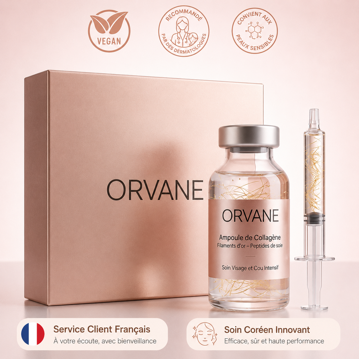 Orvane - Sérum liftant raffermit visiblement votre peau dès la première application.