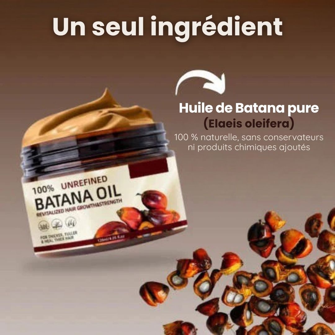 Huile de croissance des cheveux naturels Batana