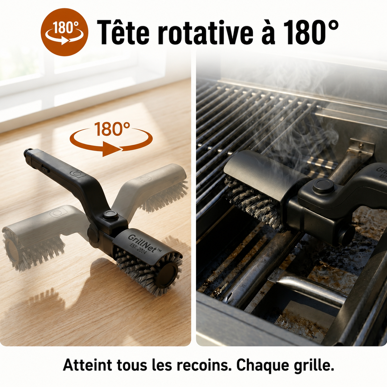 GrillNet™ - Le panier propre en un clin d'œil