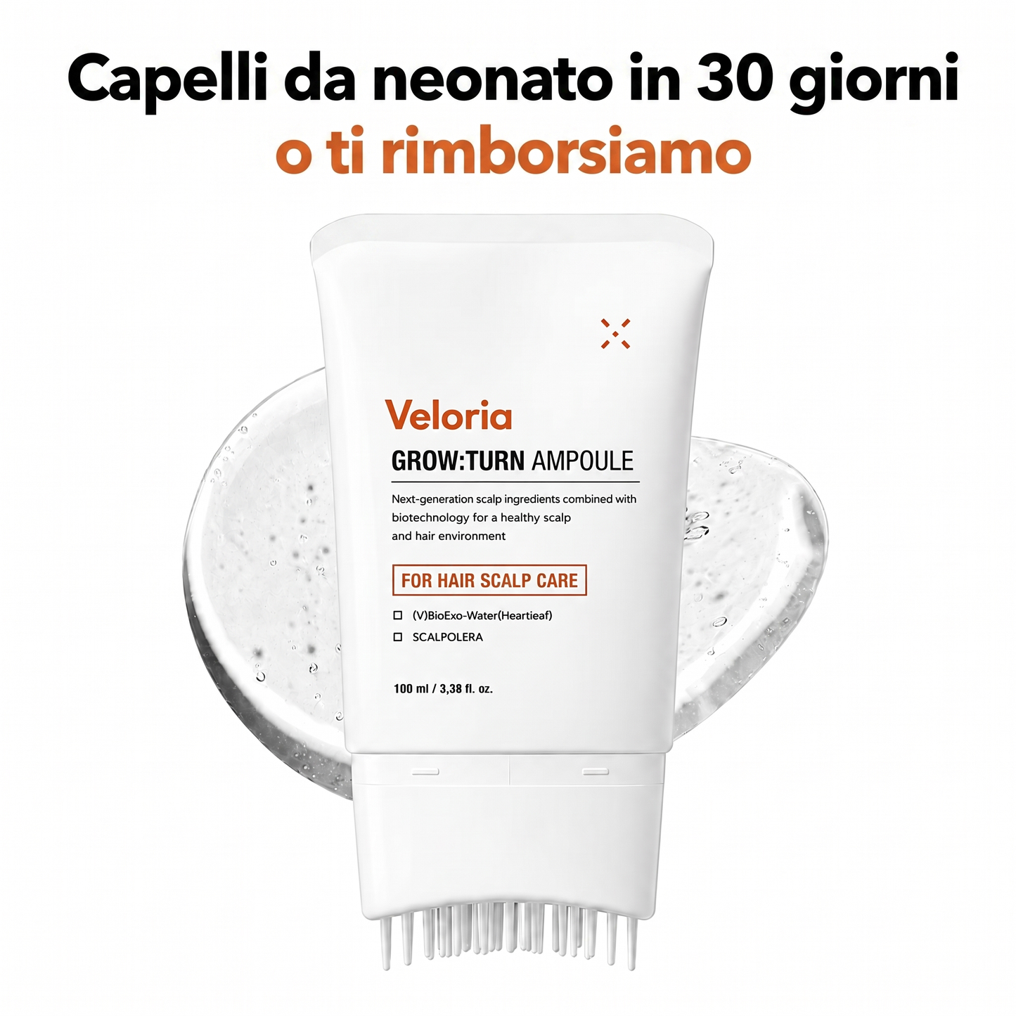 Veloria — capelli da neonato in 30 giorni