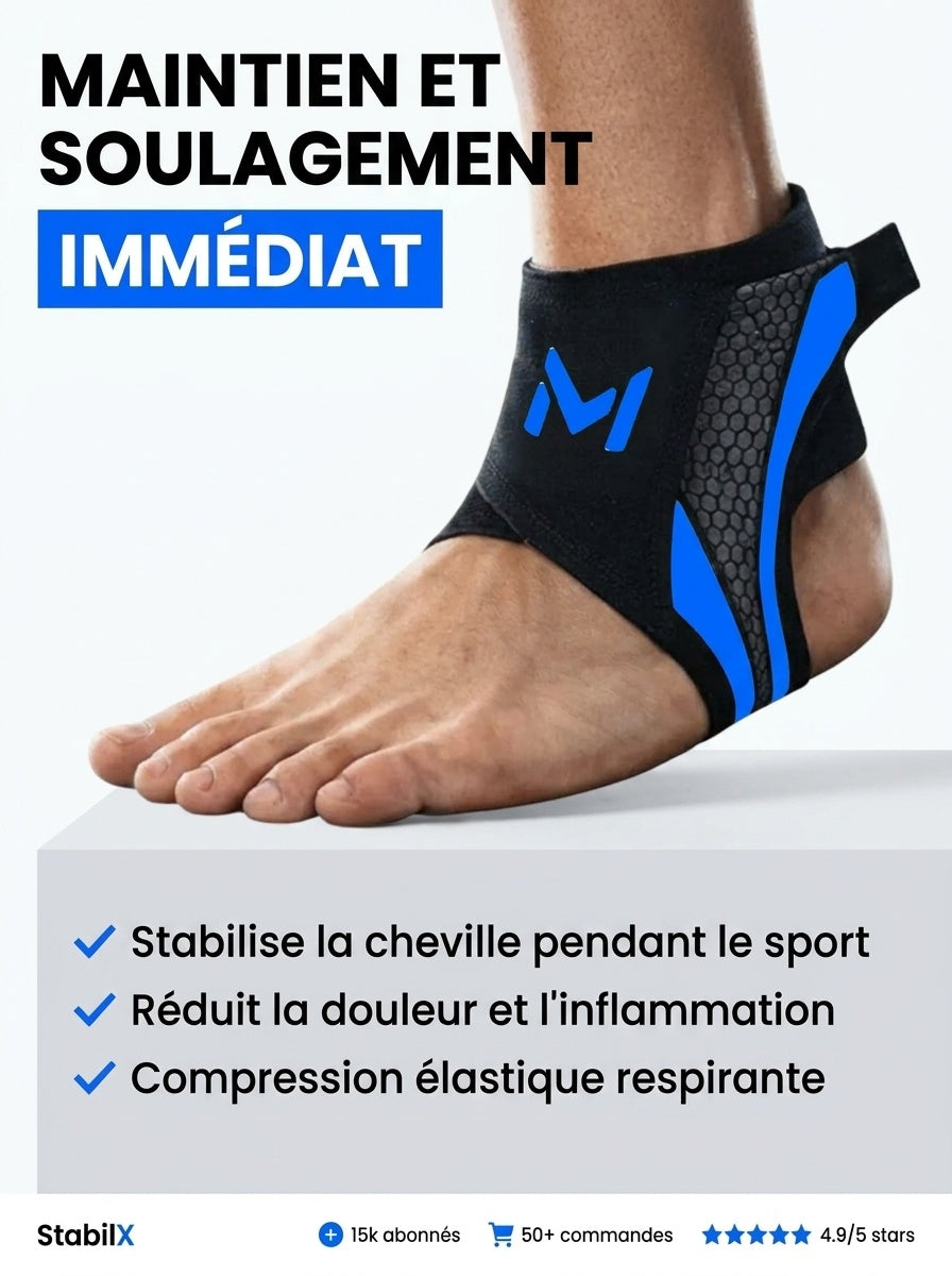 StabilX™ Chevillière de Compression & Maintien Actif