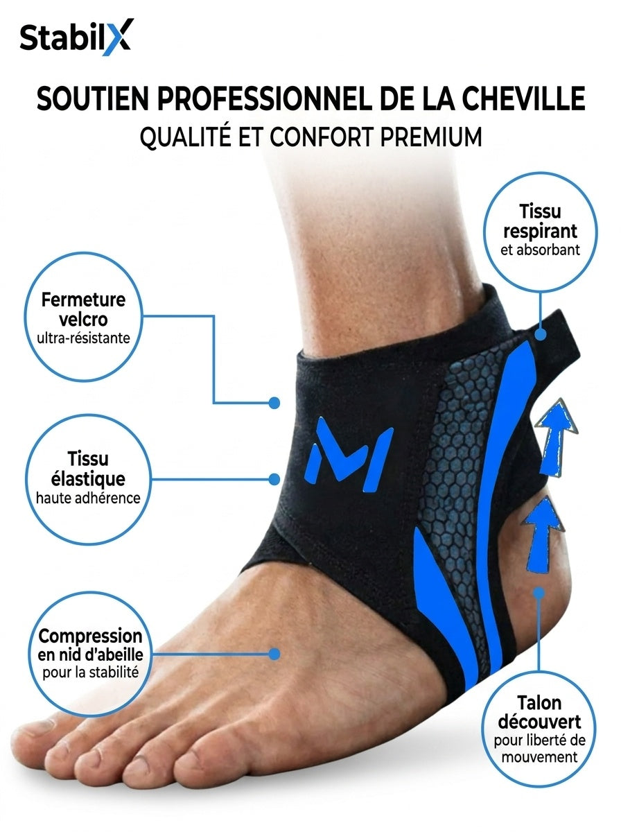 StabilX™ Chevillière de Compression & Maintien Actif