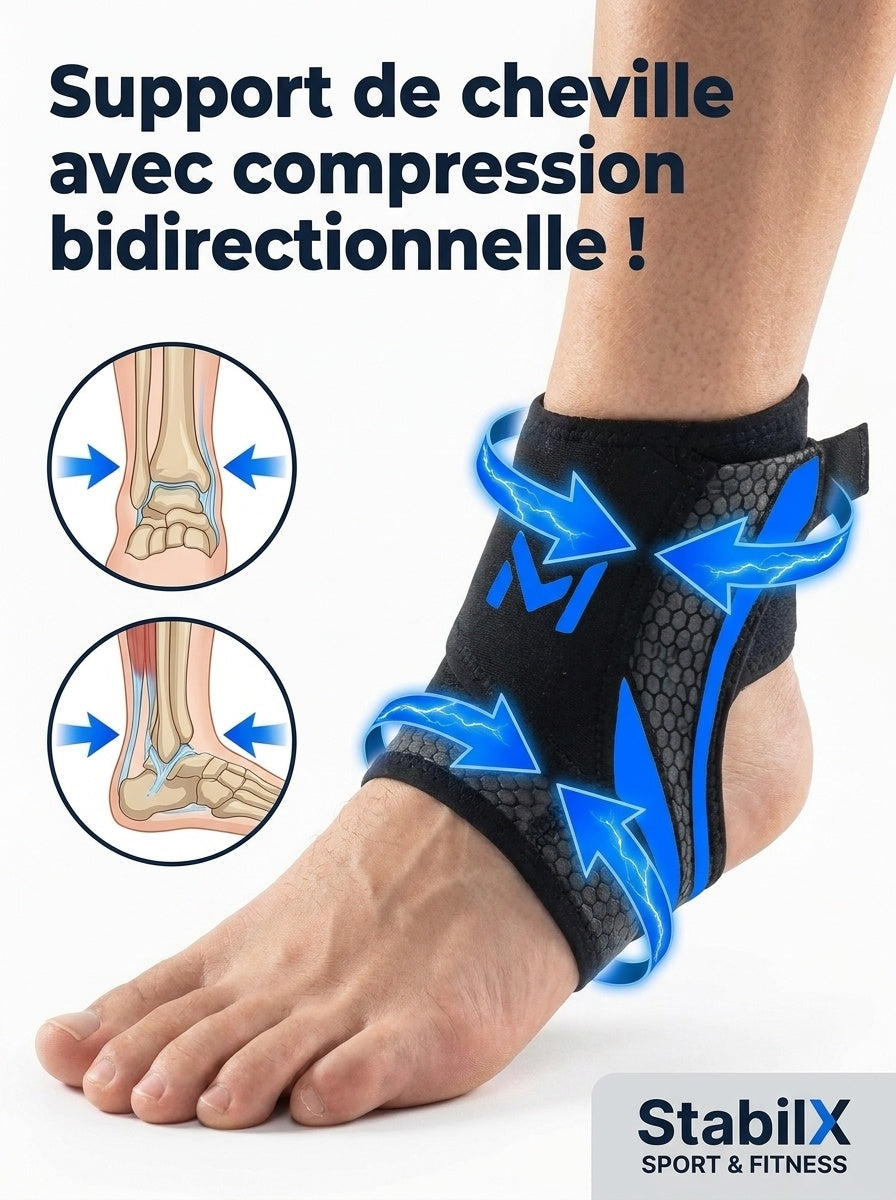 StabilX™ Chevillière de Compression & Maintien Actif